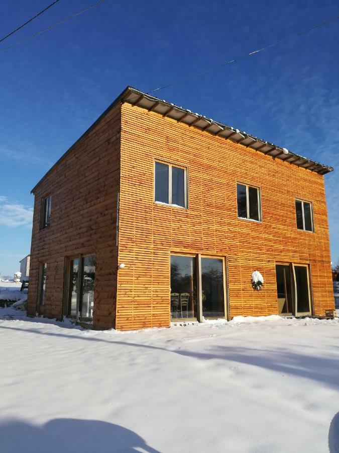 Maison Ecologique En Paille La Chapelle-Encherie Екстер'єр фото