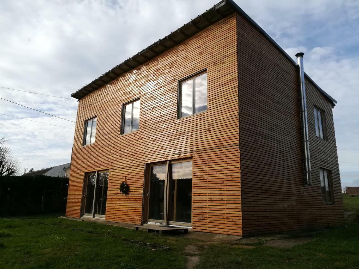 Maison Ecologique En Paille La Chapelle-Encherie Екстер'єр фото
