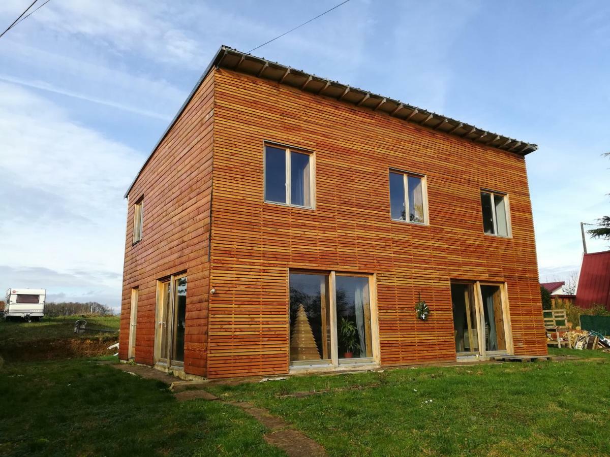Maison Ecologique En Paille La Chapelle-Encherie Екстер'єр фото
